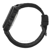 Alexandre Christie AC 9501 MH Digital Analog Full Black Rubber Strap